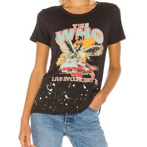 NWT Chaser The Who Concert Short Sleeve TShirt Tee